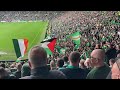 Celtic vs Motherwell atmosphere during the game ￼1-1