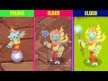 All Adult, Young & Elder Celestials Comparison (+ Adult Vhamp) | My Singing Monsters