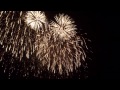 Blaues Band der Weser 2015 Feuerwerk (im Regen)