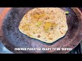 High Protein Breakfast Recipe | Chicken Paratha