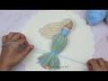 An Amazing New Idea! The most beautiful Mermaid from the remnants of yarn! Make IT EASY ❤ DIY