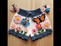 Beautiful Crochet shorts design// ( sharing ideas) #crochetando #crocheting