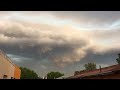 (Nov 10, 2022) Squall-line thunderstorm in Bloemfontein, South Africa.