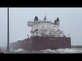 ⚓️Blizzard in Duluth: A 1000-ft Ship Battles through 12