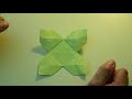 Origami heart clover flower tutorial