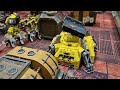 Imperial Fists Space Marines vs Black Legion Chaos Space Marines Warhammer 40K Battle Report 10th Ed