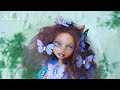Little Blue Butterfly Fairy Clara Doll Custom