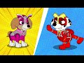 PAW PATROL x FROWNING CRITTERS?! CHASE Got Kidnapped?!! - Paw Patrol Ultimate Rescue - Rainbow 3