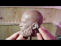 SCULPTING KRATOS from God of War 4 2019 in Monster Clay!