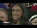 Full speech | Indian-American Harvard student Shruthi Kumar at convocation | Palestine solidarity