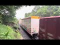 RBMN 3500hp SD50m #5049 (ex. UP) roars uphill - Classic EMD - notch 8