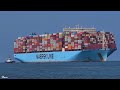 1 hour Shipspotting Rotterdam 2023 - 2024 - The biggest container ships in the world!