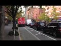 Giant truck drives down Columbus Ave. bike lane