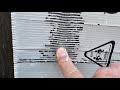 Stupidly Fun to Watch! Shattering Sun Damaged Corrugated Plastic in Slow Motion