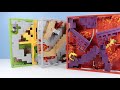 Minecraft Hot Wheels Track Blocks Plains Coaster & Glacier Slide