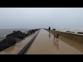 Rainy Day Walk To Lighthouse In 4K - The Spit, Gold Coast, Australia - Virtual Treadmill