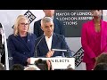 Sadiq Khan gives speech after being elected London mayor for third term