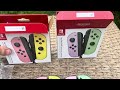 Pastel Nintendo Switch Joy-Cons (Pink, Yellow, Purple & Green) Unboxing