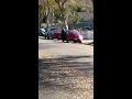 Cop woops crazy guy on my street