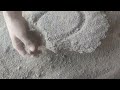 cement+stones asmr buckets+slim slabs dry crumbling on floor