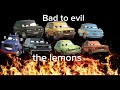 pixar cars good to evil