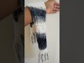 HOW TO COMB KNIT A SCARF