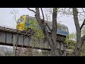 LIRR Plasser American TC82 Inspection Vehicle Passing Over The Nissequogue River • 04/17/2023