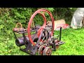 First Run!! Home-Made Compressed Air Locomotive For The Field Railway