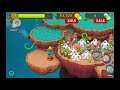 (teleporting ziggurab) at party island dawn of fire my singing monsters