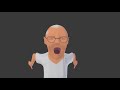 The Angry Grandpa 3d Model