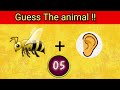 Find the animal by emoji challenge | Easy medium & hard impossible