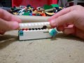 How to make a Lego beyblade l r launcher