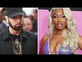 Eminem officially washed! Name drops megan thee stallion for clout, clicks & views…😭😭😭 👎🏻