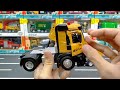 Metal Diecast Trucks Of Container Truck, Concrete Pump Truck, Military Truck, Trailer Truck