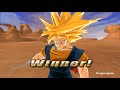 Trunks and Goku potaras Fusion in Super Saiyans (DBZ Tenkaichi 3 mod)