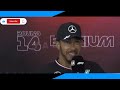 Lewis Hamilton's Post-Race Press Conference at the Belgian Grand Prix