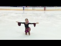 Speech at the figure skating competition in the category of young figure skater