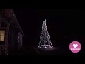 How To Build A 20 Foot Lighted Christmas Tree - Holiday Light DIY