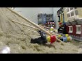 Dam Breach Experiment - Lego people vs Double Dam