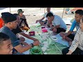 24 jam bertahan hidup di pesisir pantai usai mancing langsung masak sayur kelor, ikan, bungah pepaya