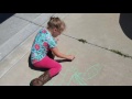 Avery Casual and Sidewalk Chalk Doodling