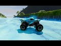 Drunken Monster truck Cars - Epic High Speed Crazy  Jump Test And Crashes #34  - EPIC BeamNG ASVA