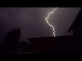 Powerful Lightning hits very close [Insane Sound 🔊]