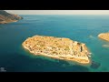 Spinalonga | Crete | Greece | 4K by Drone | Dream Beaches