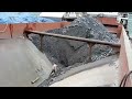 Barge unloading. It takes about 2 hours to finish. | Satisfying VIdeo