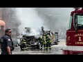 *PRE-ARRIVAL* Passaic, NJ Fire Dept Operating At A Truck Fire 262 Gregory Ave 6/15/24