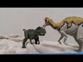 Corythosaurus bite stop motion test