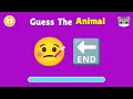 Guess the ANIMAL by Emoji? 🐶 Monkey Quiz