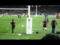 Richie McCaw warming up before RWC 2011 Final vs France