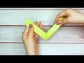 HOW TO MAKE AN EASY BOOMRANG ORIGAMI?/PAPER CRAFT